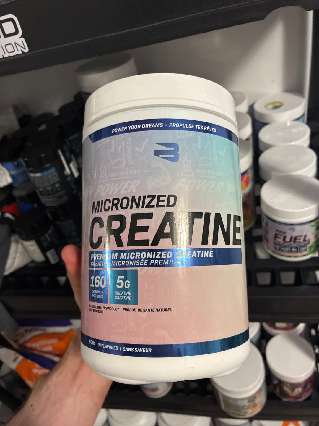 Customer photo review of Believe - Créatine Micronisée - 800g