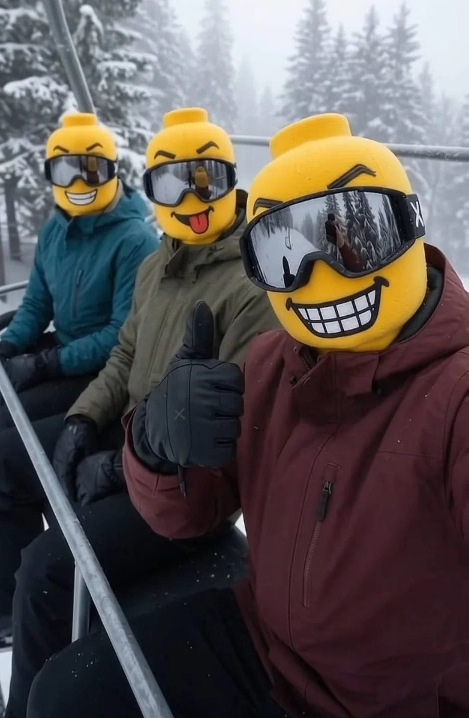 Customer photo review of Iconic Premium One-Size Winter Balaclava