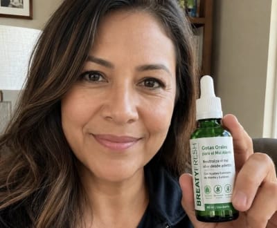 Customer photo review of Gotas Naturales para el Mal Aliento