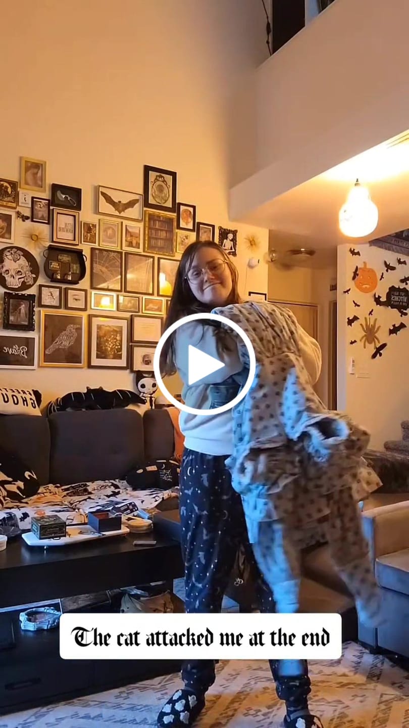Customer video review of PRE-ORDER - NOSFERATU Ellen FULL LENGTH Victorian Gown in Blue Floral Print