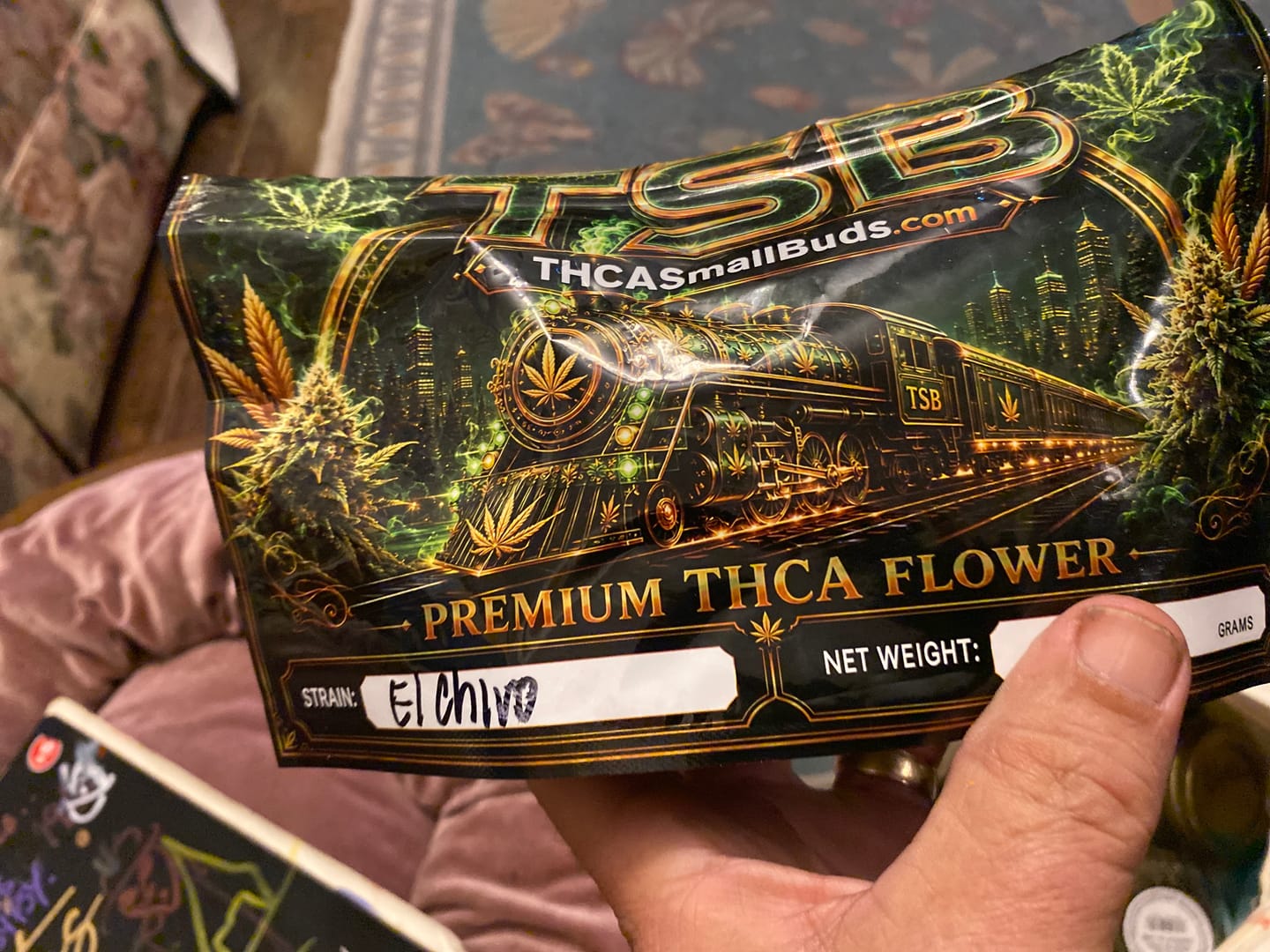 Customer photo review of Bulk THCA Flower Pounds