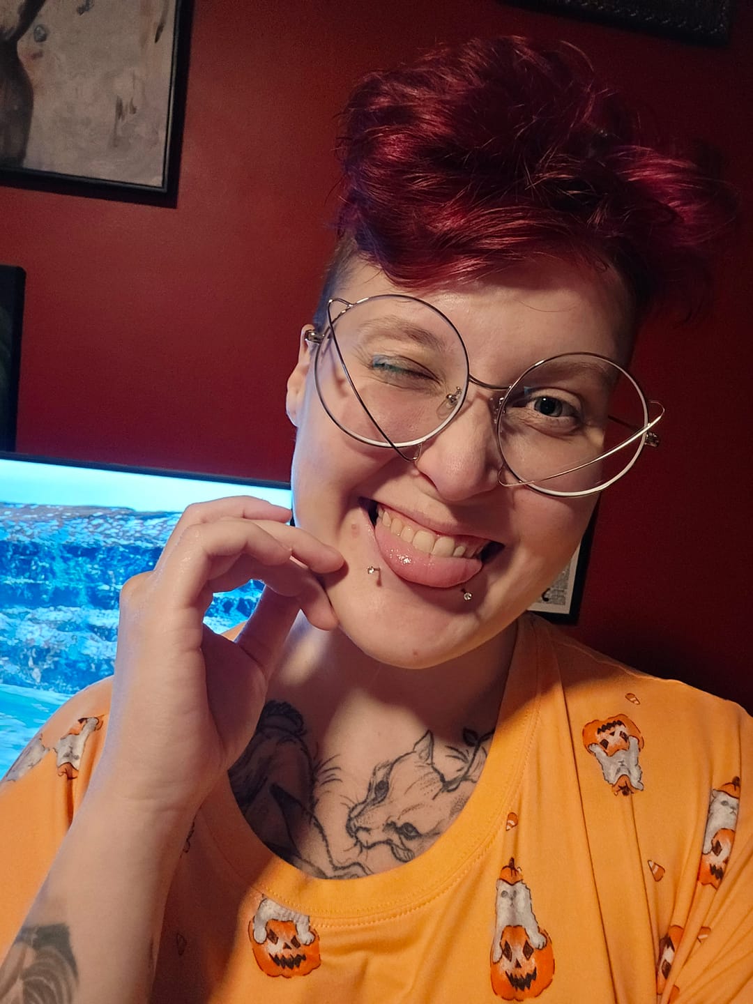 Customer photo review of Cosmic Eyeglasses