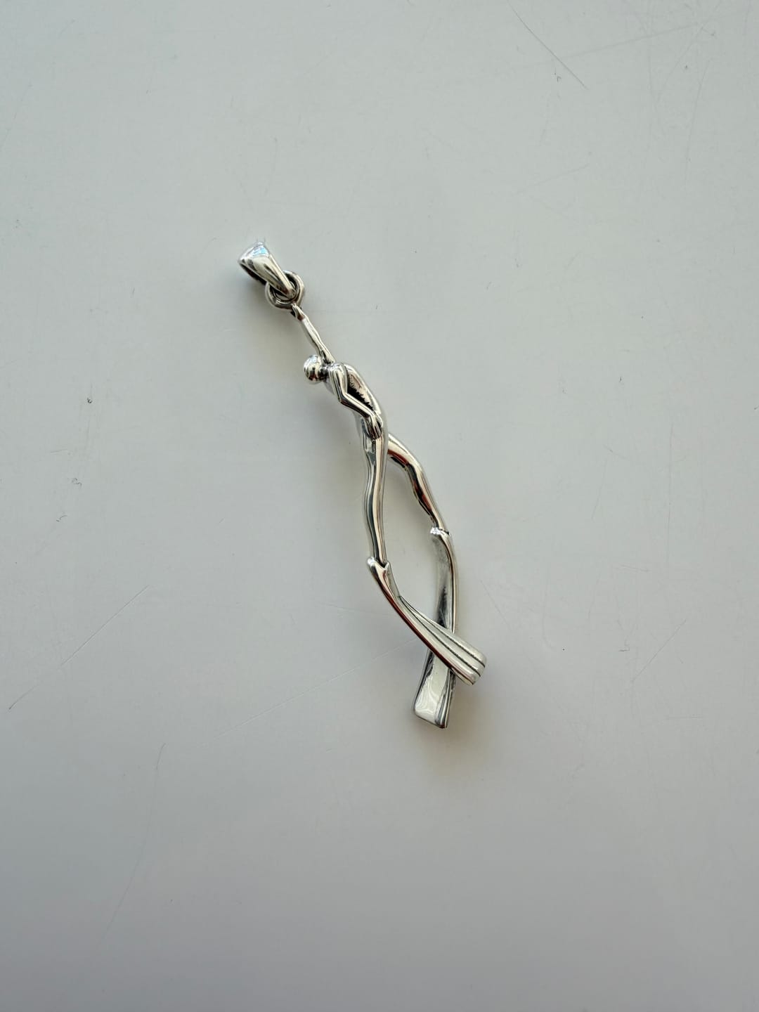 Customer photo review of Freediver Pendant: 925 Real Silver