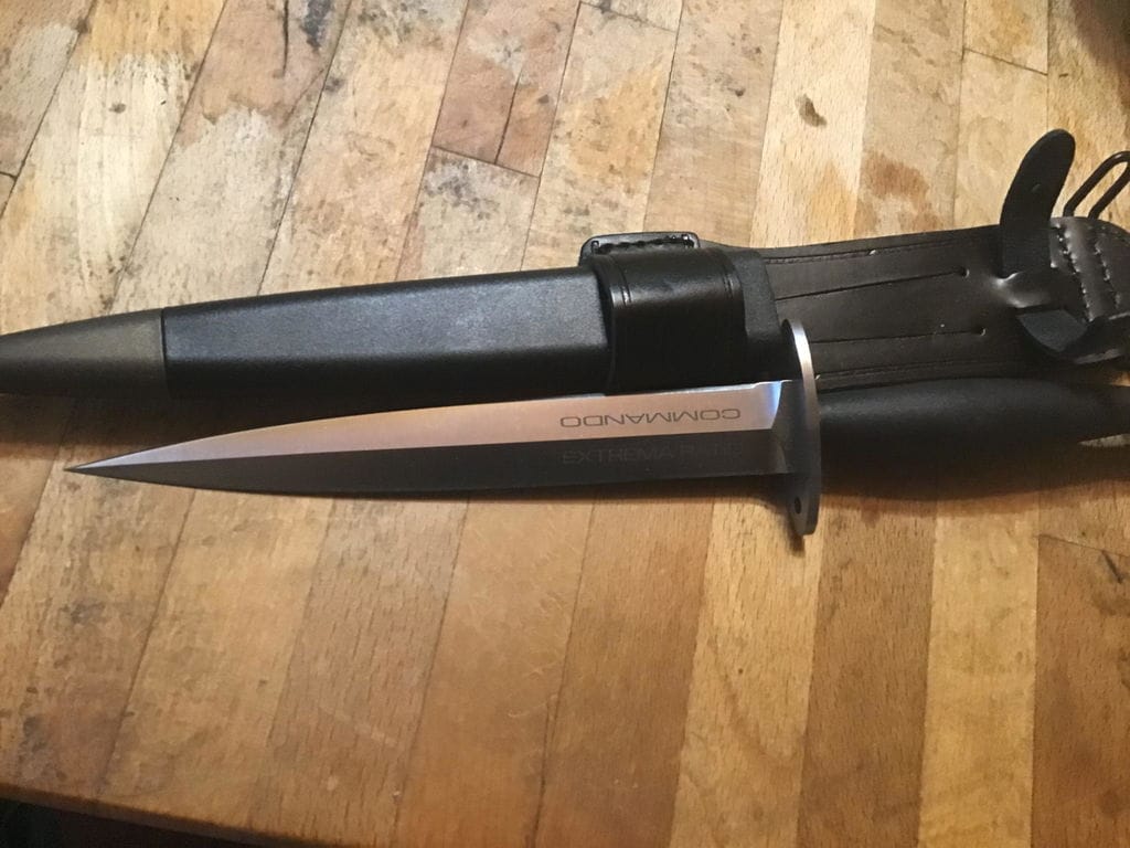 Customer photo review of Sentry's Edge N690 Tactical Knife – All-Terrain Fixed Blade EDC Tool