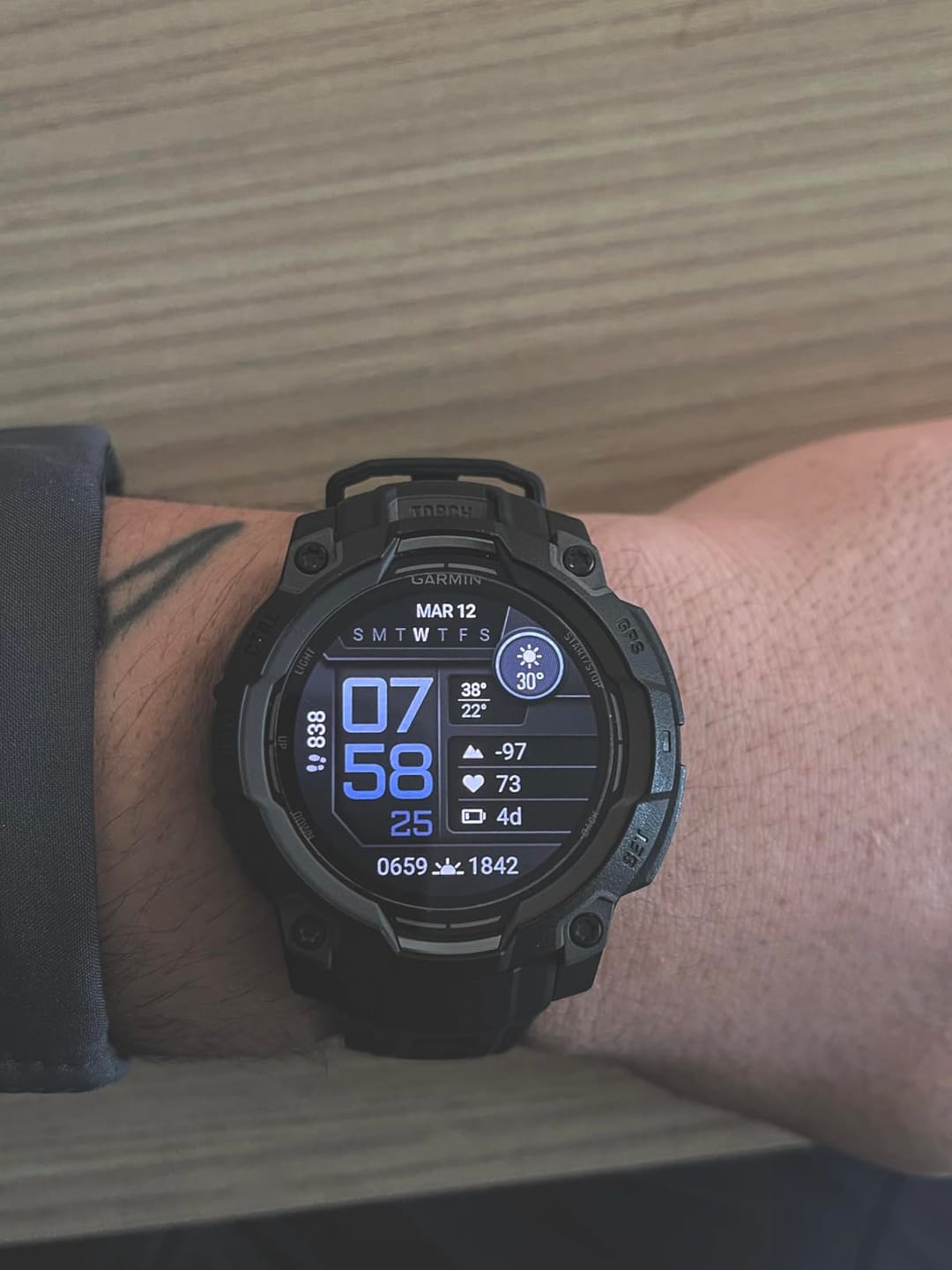 Customer photo review of Garmin Instinct 3 AMOLED