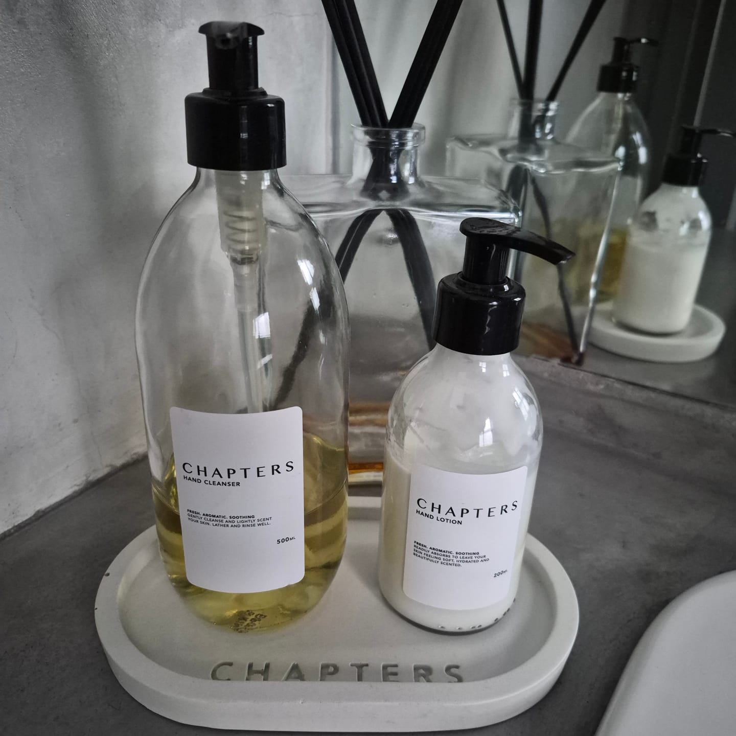 Customer photo review of Chapters Display Tray - natural