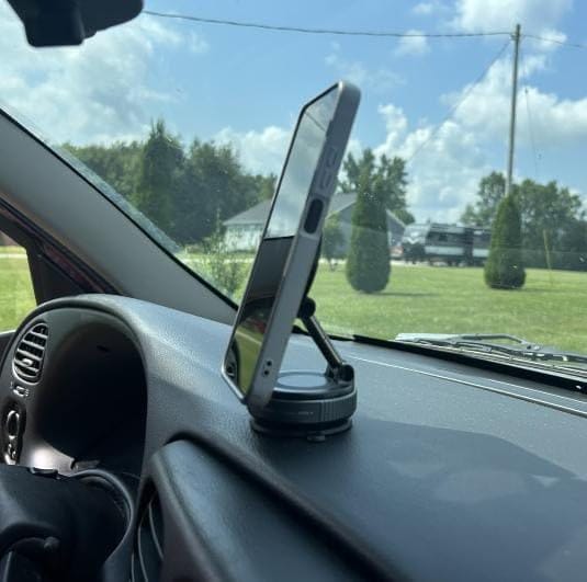 Customer photo review of Tekkvault™ AnchorPro Phone Holder