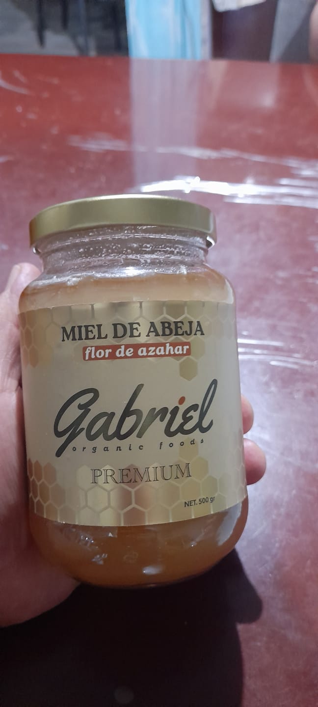 Customer photo review of Miel de Abeja 100% Pura de Flor de Azahar (500 g)