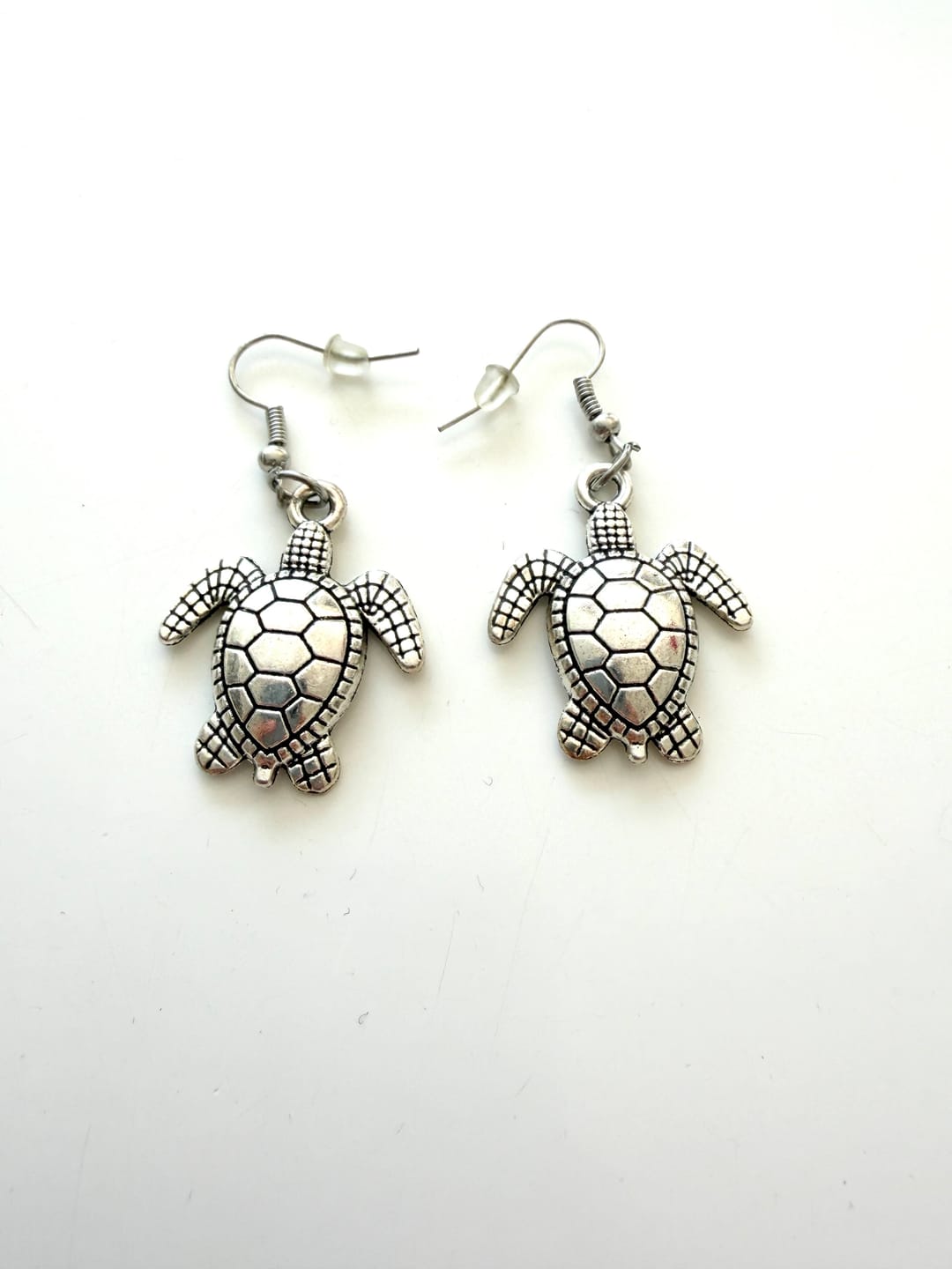 Customer photo review of Sea Turtle Earrings