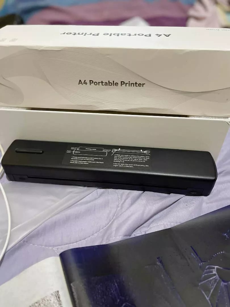 Customer photo review of 🖨️ HPRT INKLESS PORTABLE A4 THERMAL PRINTER