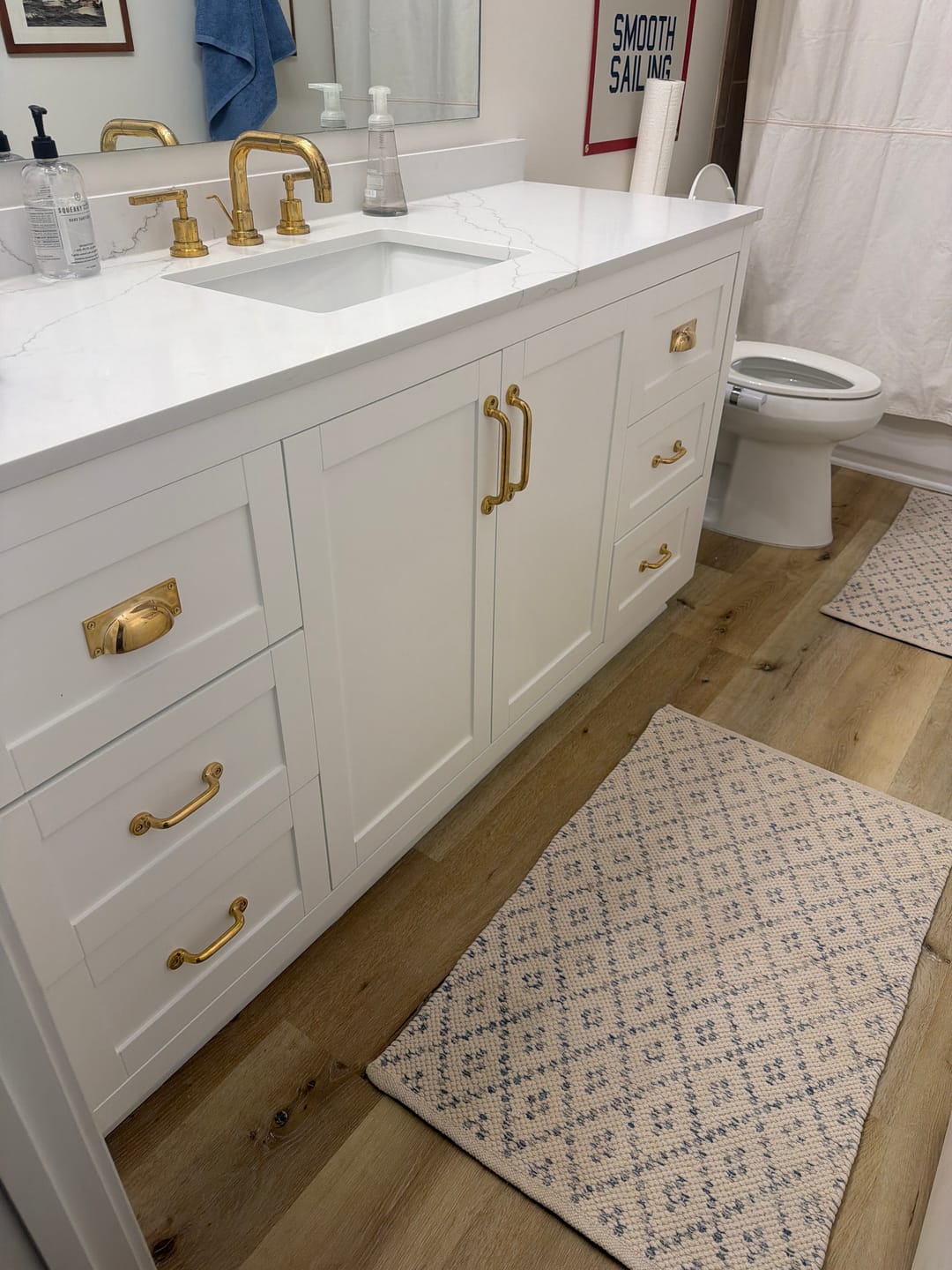 Customer photo review of Texas Collection - Unlacquered Polished Brass