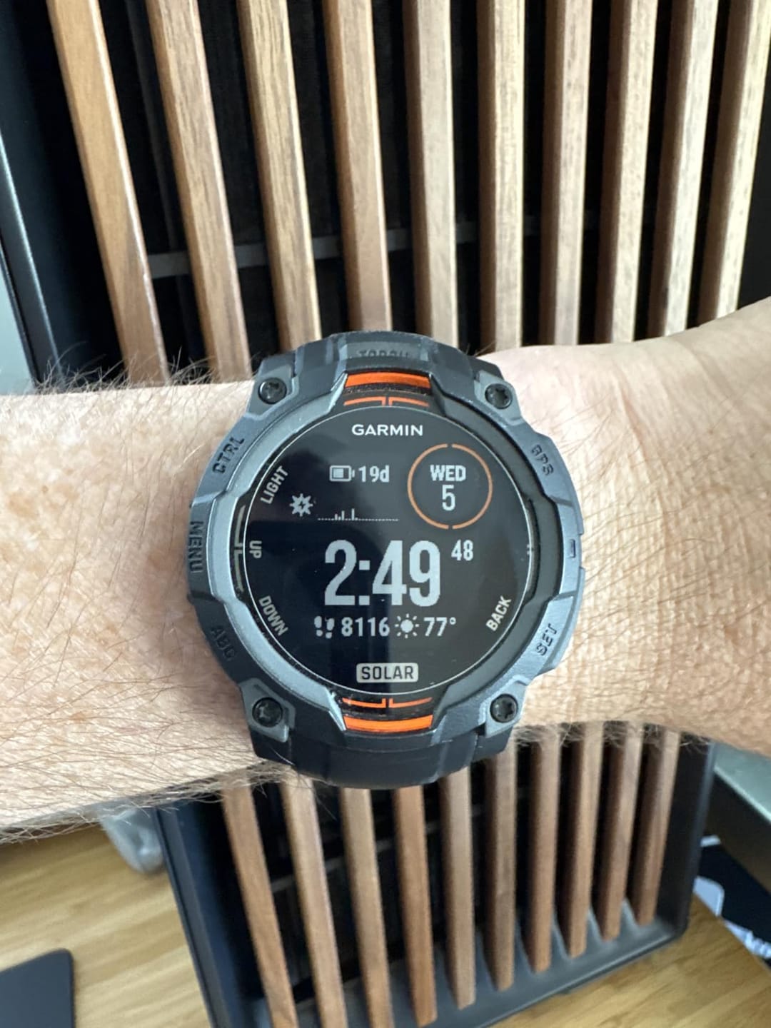 Customer photo review of Garmin Instinct 3 Solar