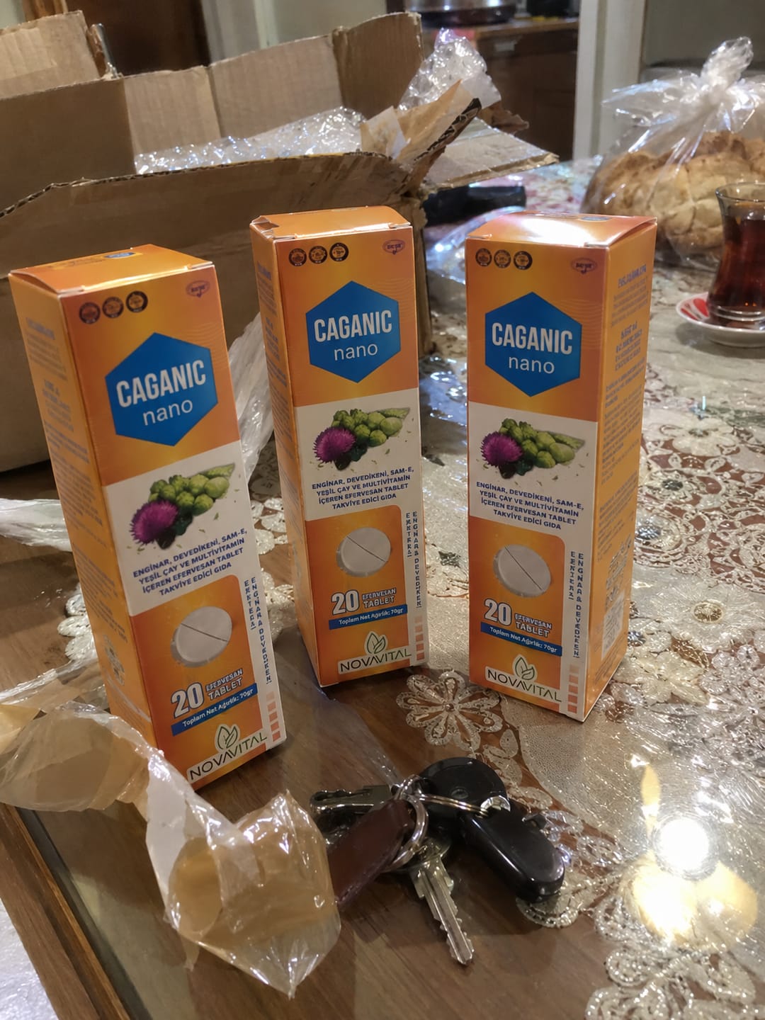 Customer photo review of Caganıc Nano - Enginar ve Devedikeni İçeren Efervasan Tablet