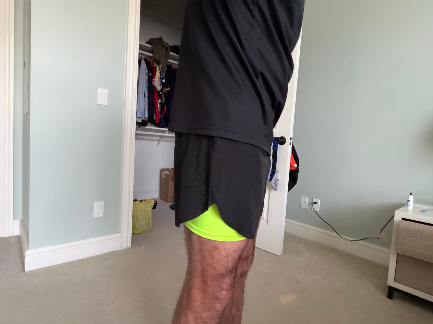 Customer photo review of RUNNR 2-in-1 Running Shorts