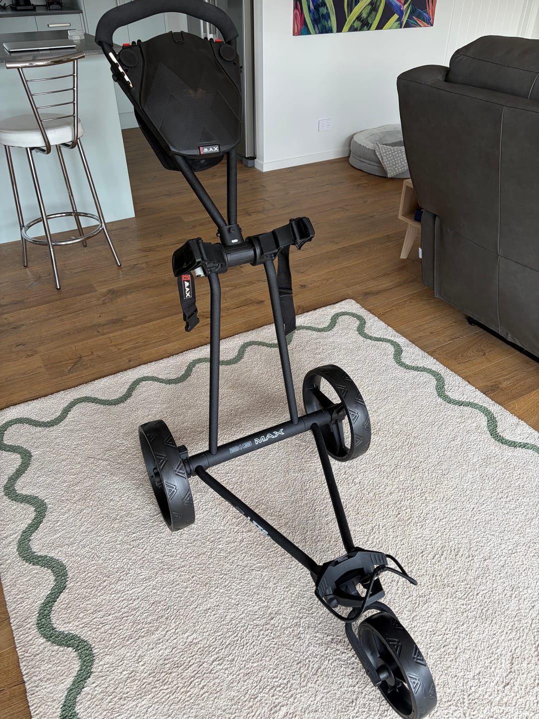 Customer photo review of BIG MAX Ti Lite 3-Wheel Folding Golf Trundler