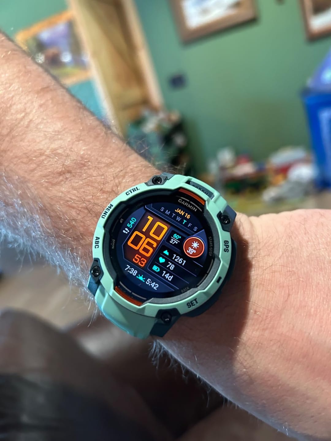Customer photo review of Garmin Instinct 3 AMOLED