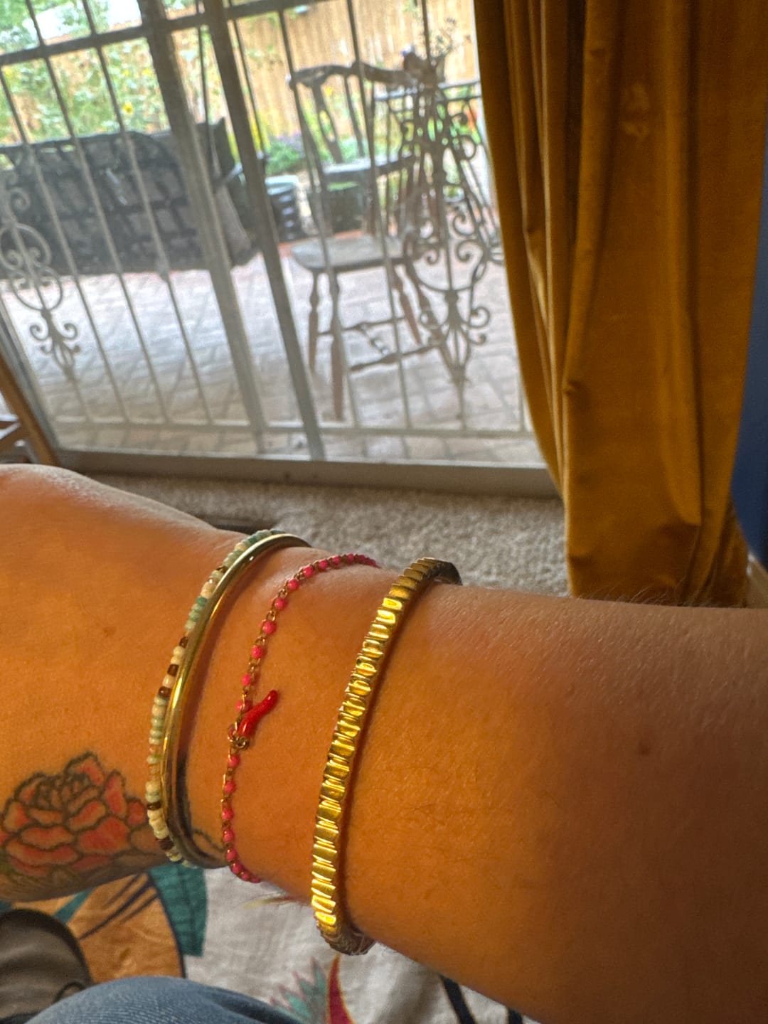 Customer photo review of Mini Pleat Bangle