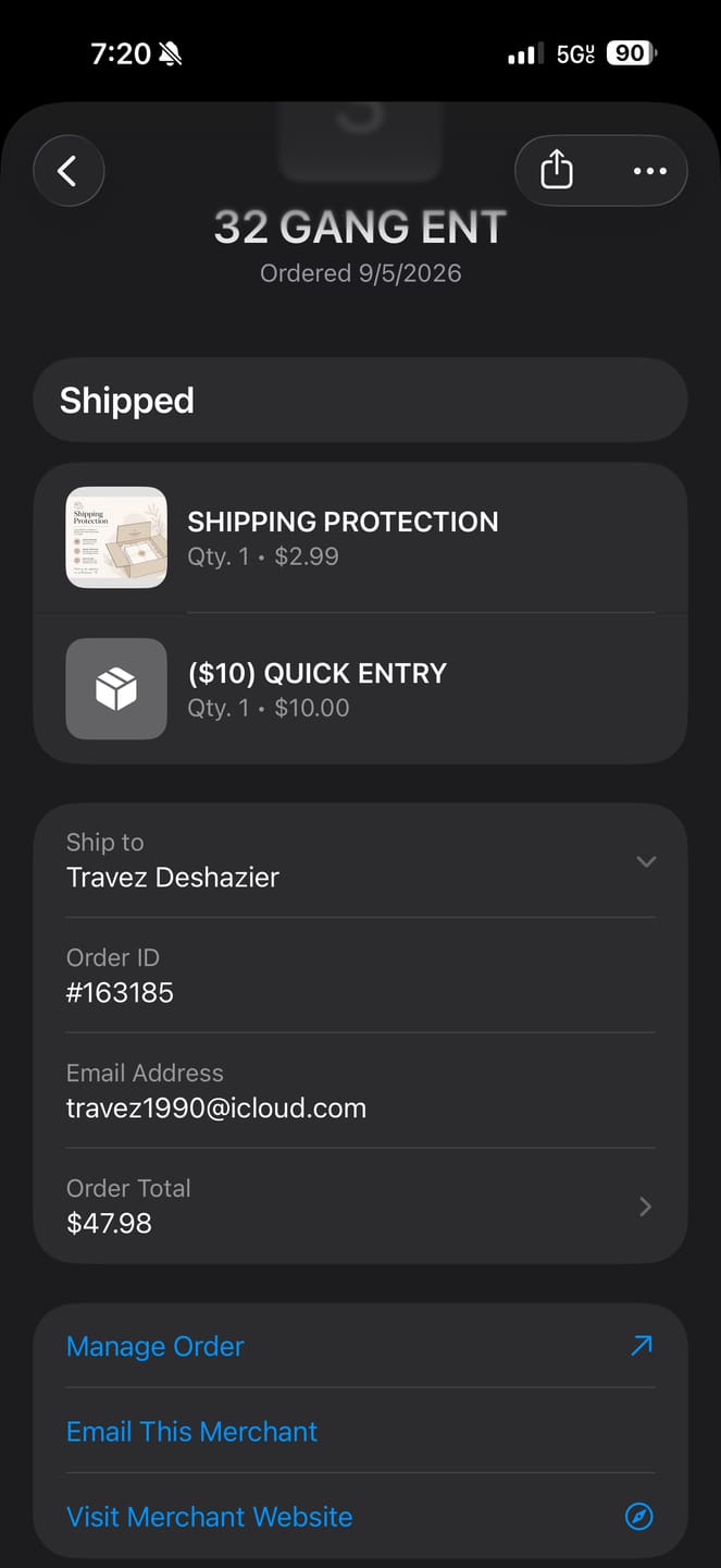 Customer photo review of SHIPPING PROTECTION