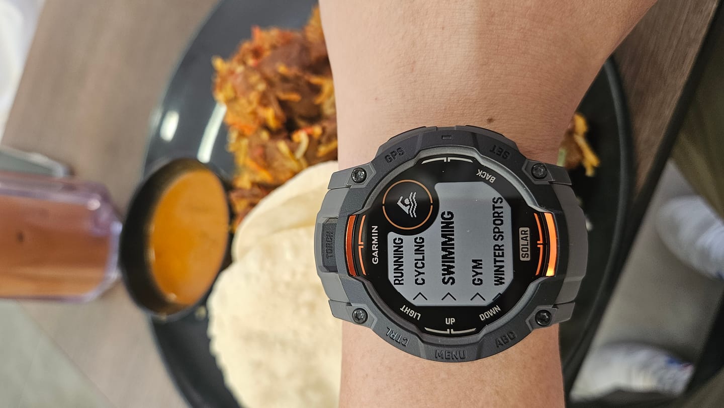 Customer photo review of Garmin Instinct 3 Solar