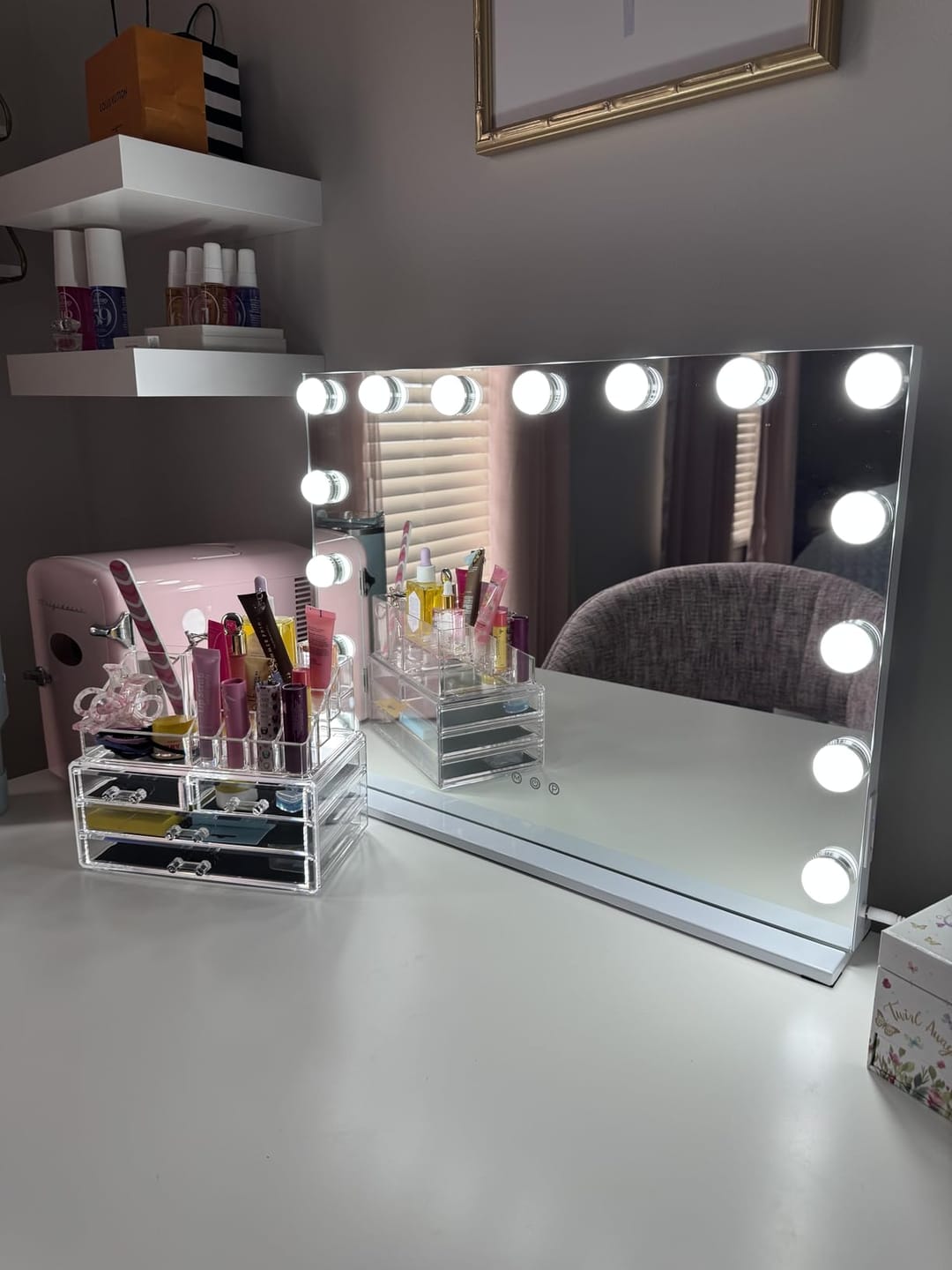 Customer photo review of Velouria ClearSpace™ Makeup & Beauty Organizer
