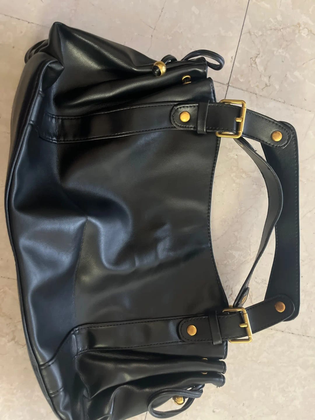 Customer photo review of ELAE - Sac à Main en Cuir Finitions Dorées