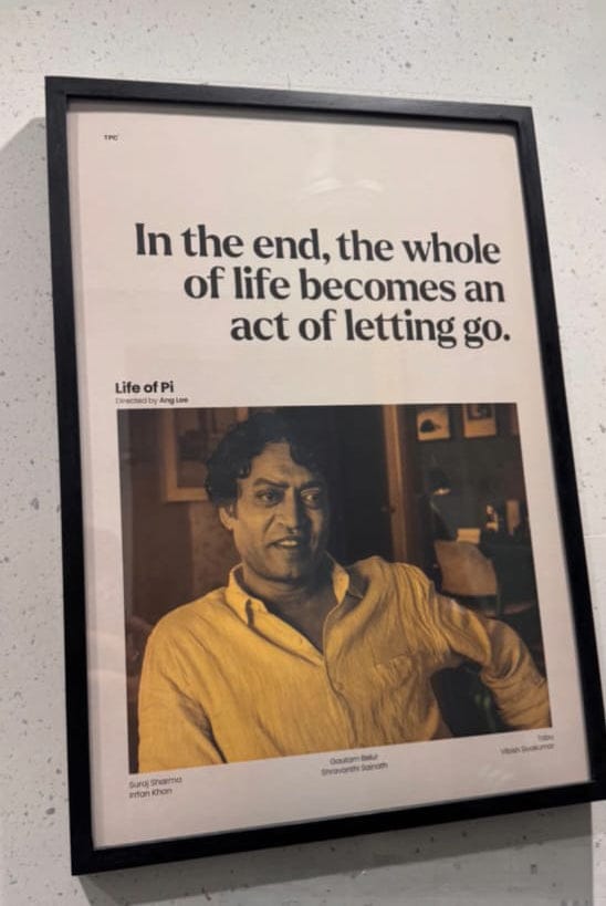 Customer photo review of Life of Pi Poster