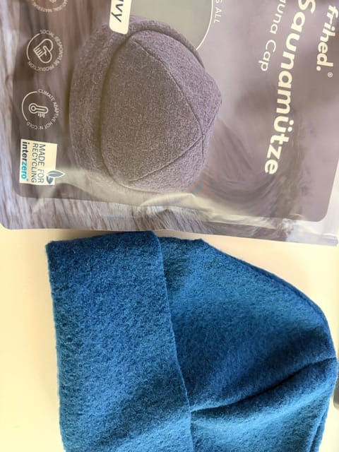 Customer photo review of Saunamütze navy