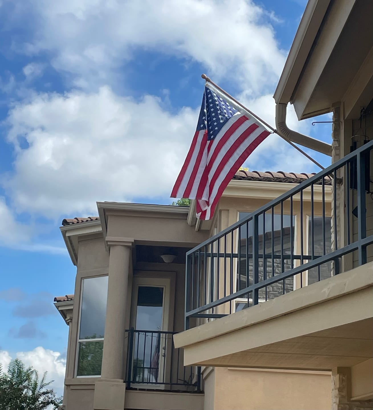Customer photo review of 3' x 5' American Flag Set