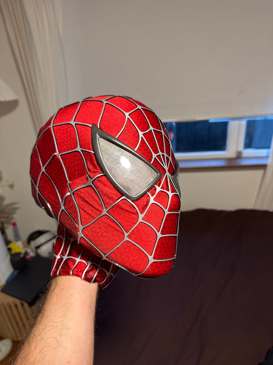 Customer photo review of SpideyJunky™ Tobey Maguire Venom & OG Mask V2