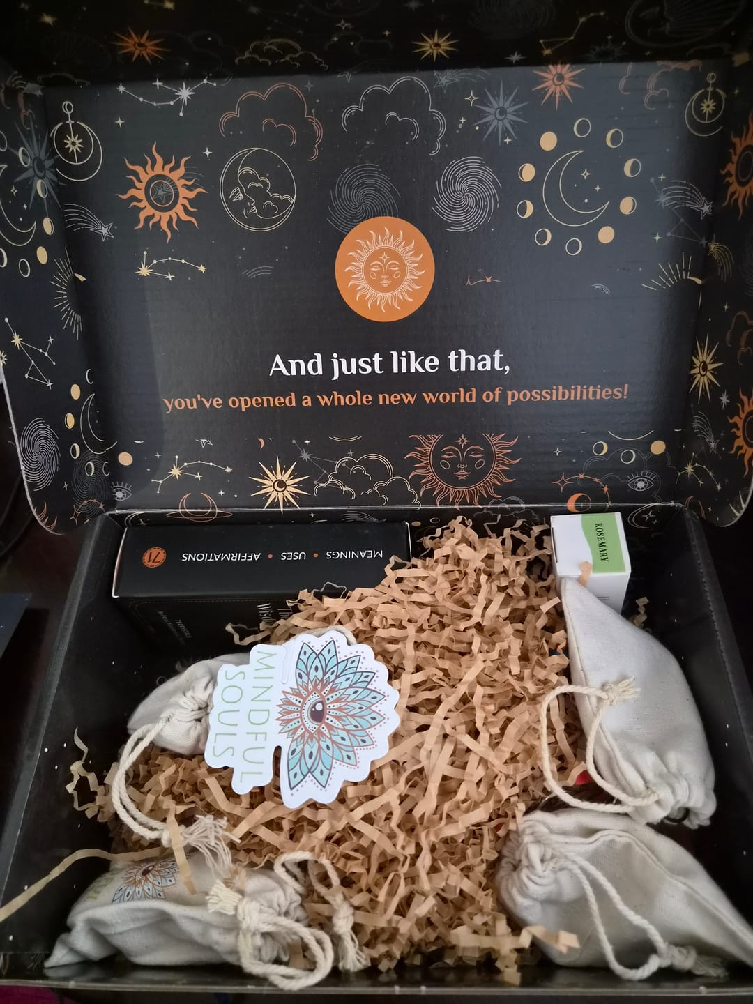 Customer photo review of Mindful Subscription Box