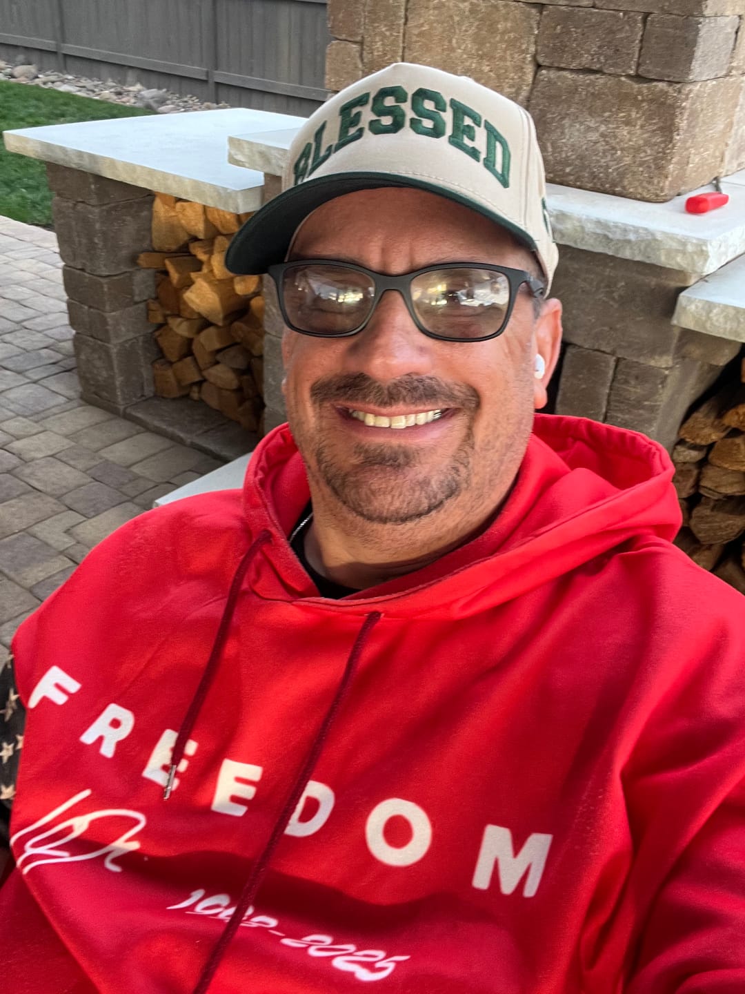 Customer photo review of Blessed 5-Panel Hat