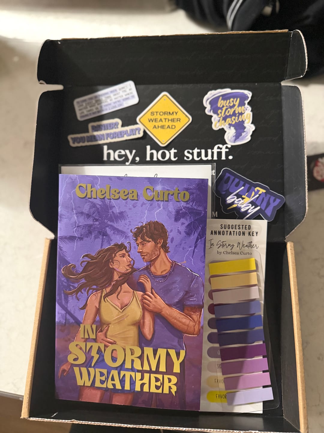 Customer photo review of good girl book club subscription