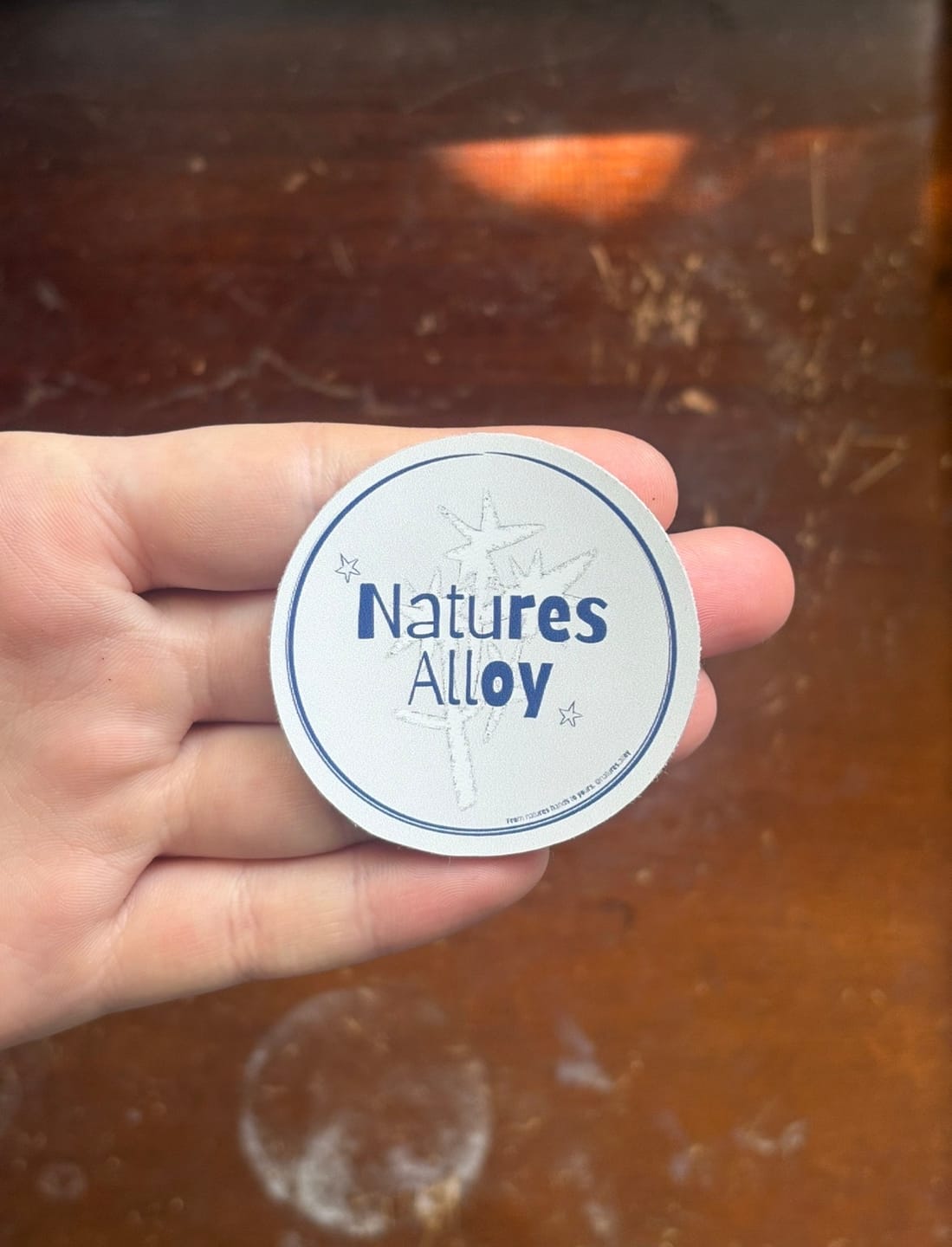 Customer photo review of Custom Circle Stickers