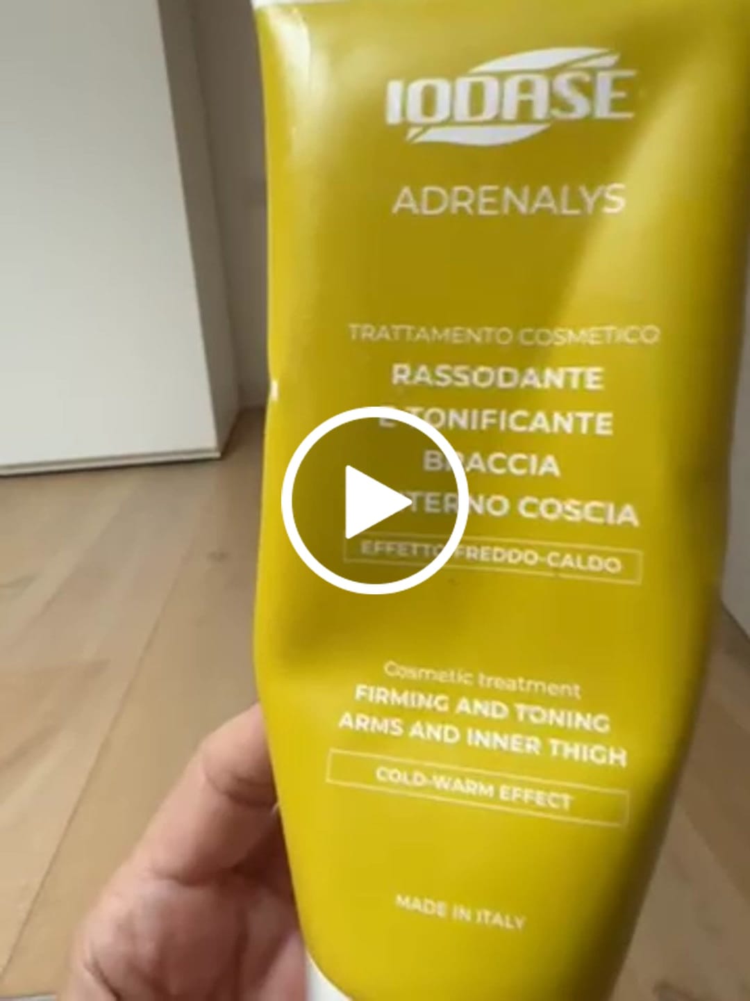 Customer video review of Crema rassodante braccia ed interno coscia