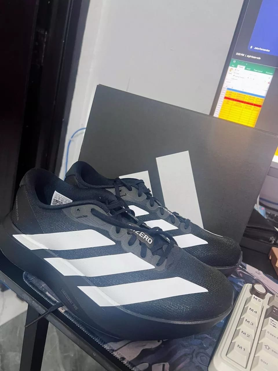 Customer photo review of Adizero Evo SL Core Black & White - AZB