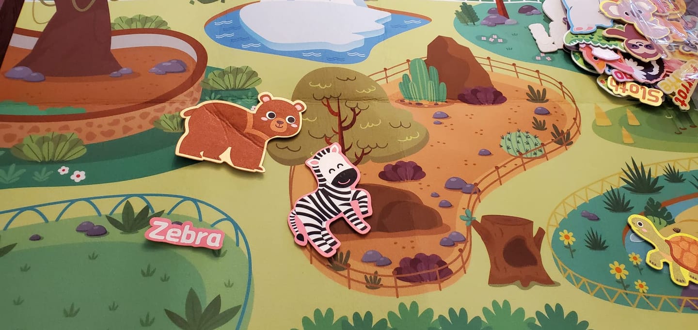 Customer photo review of Littlestorieskids Interactive Activity Board: Inspiring independent play from the very first use.