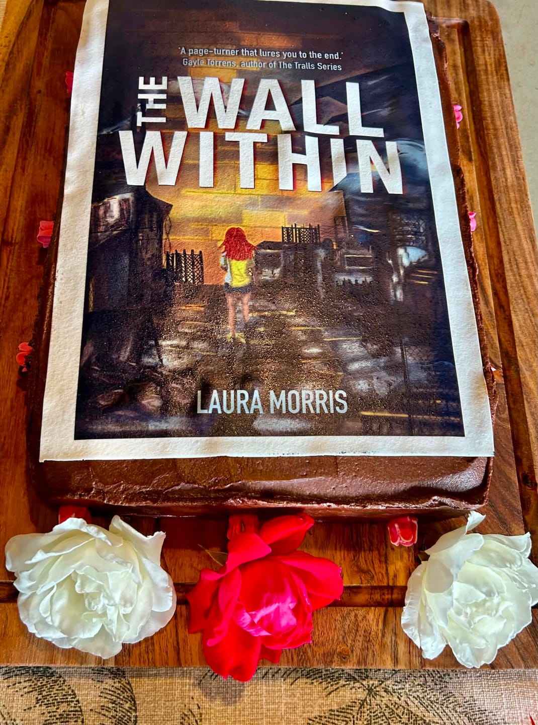 Customer photo review of A4 Rectangle Custom Edible Icing Image