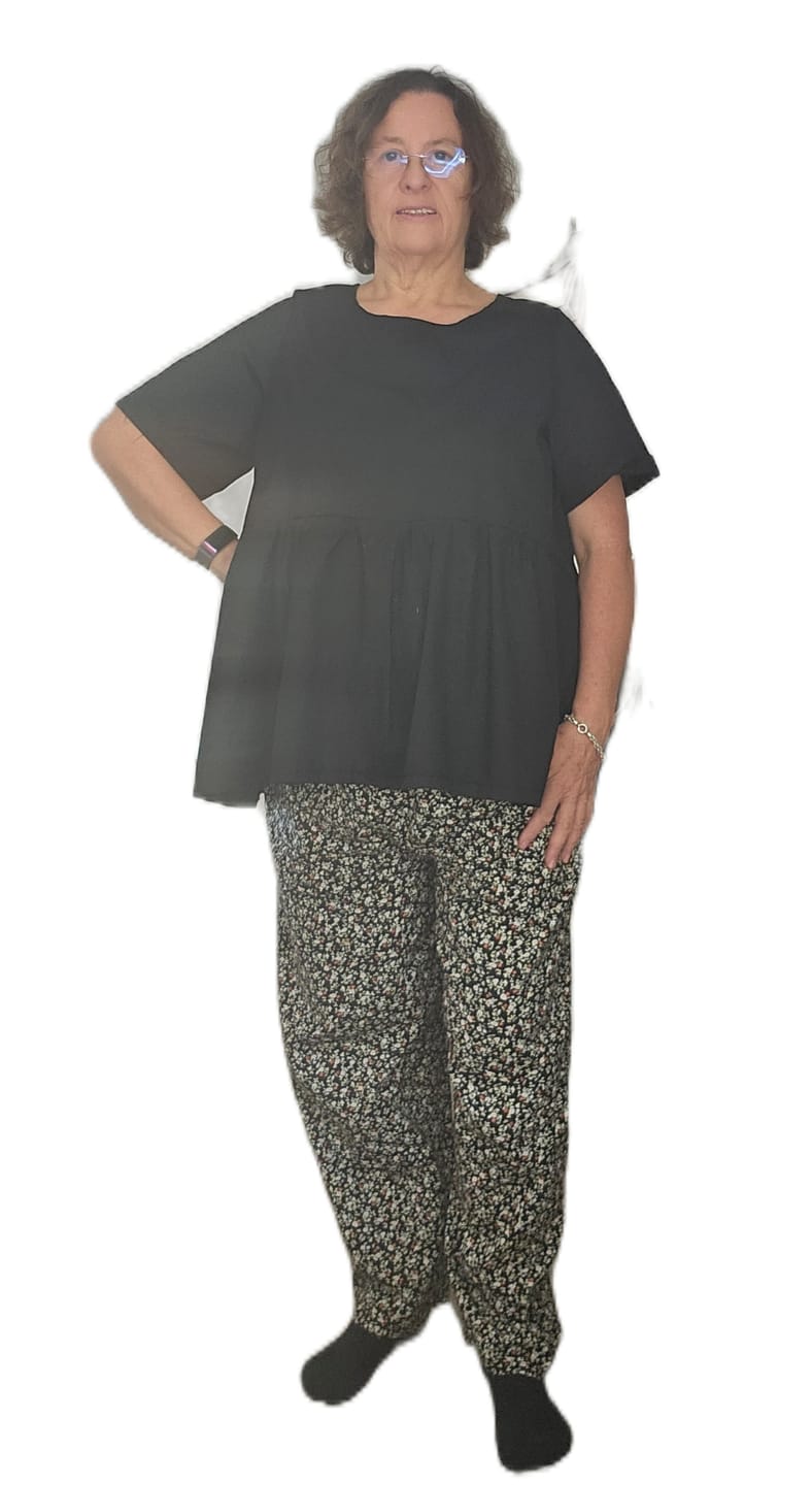 Customer photo review of Plain 100% Cotton Lawn Fabric