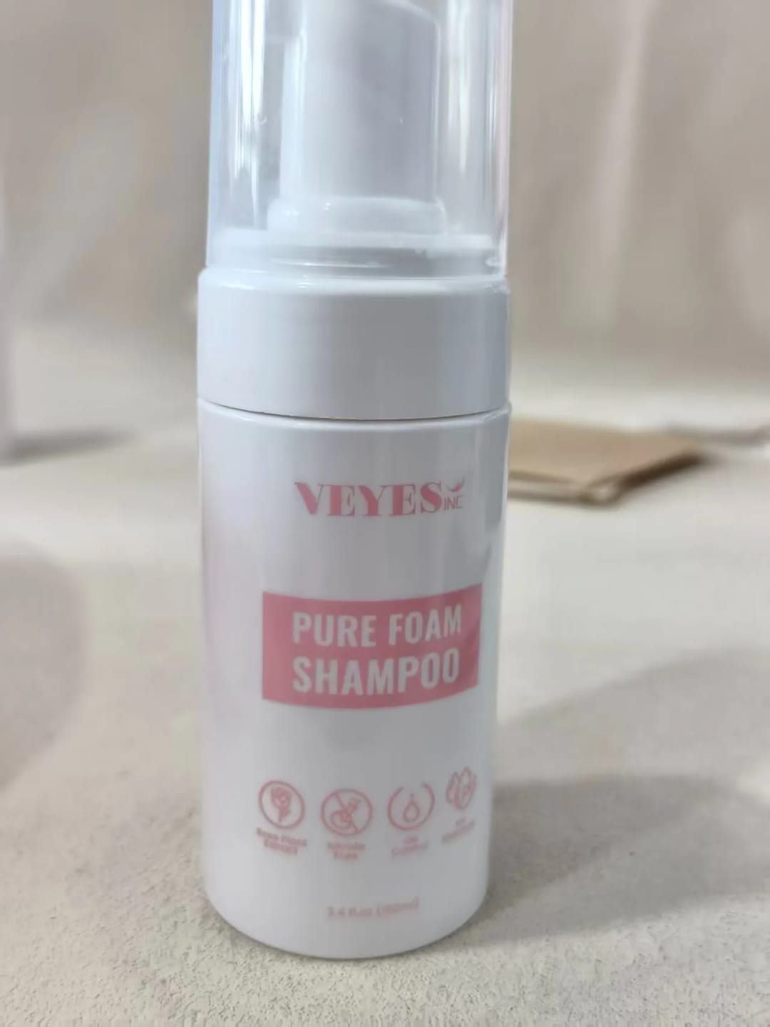 Customer photo review of Pure Foam Shampoo 100ML