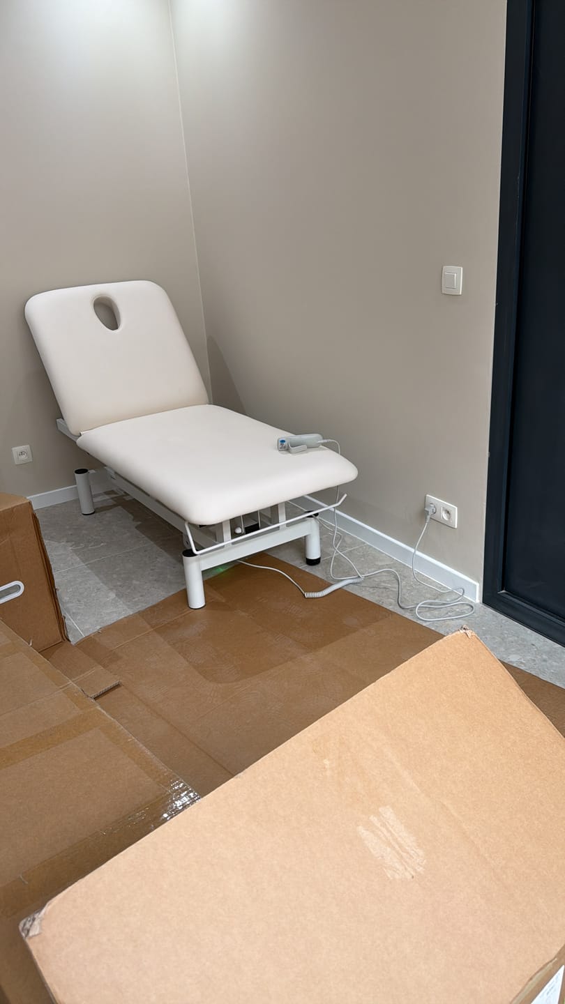 Customer photo review of Massageliege Elektrisch Optima | 2-Segmente | Handfernbedienung