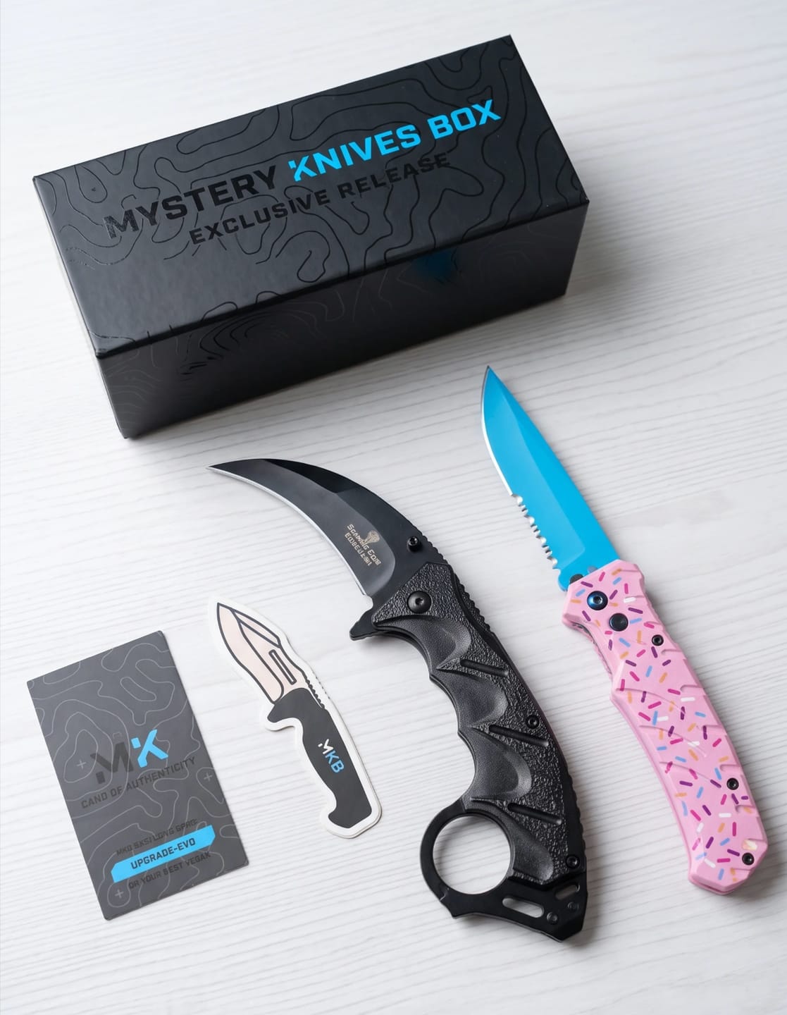 Customer photo review of MYSTERY KNIVES BOX™