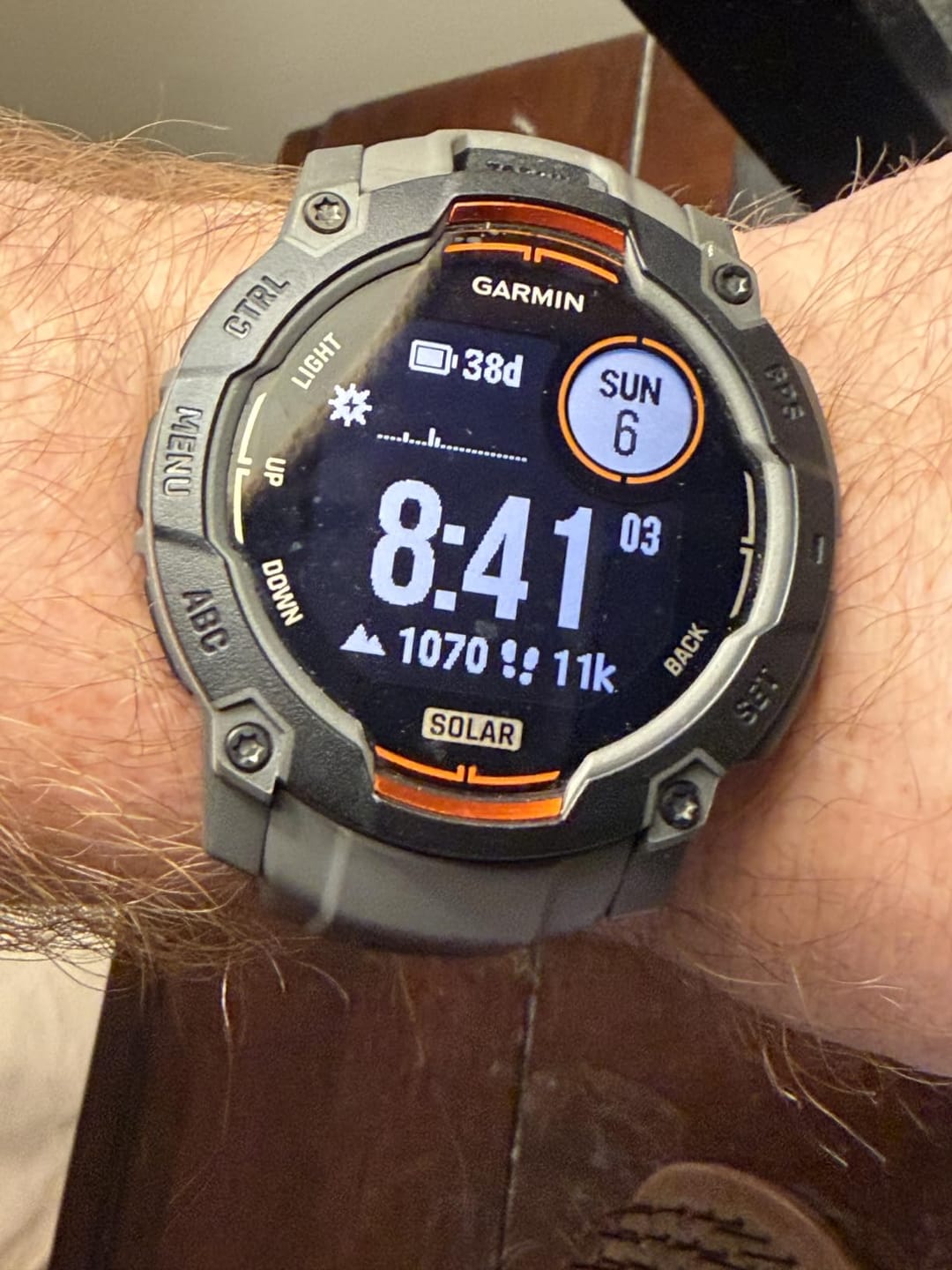 Customer photo review of Garmin Instinct 3 Solar