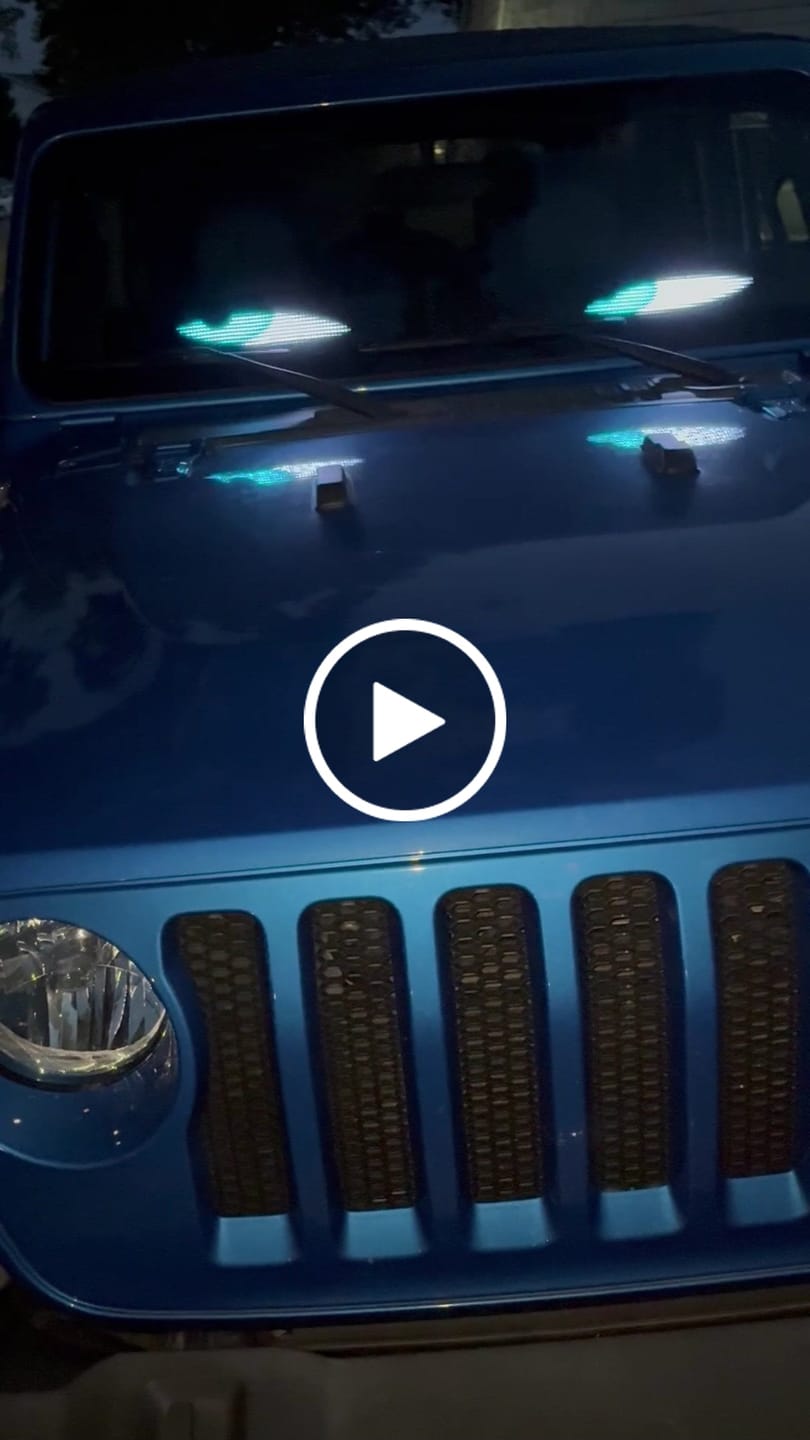 Customer video review of Electra Eyes - LED Animated Eyes