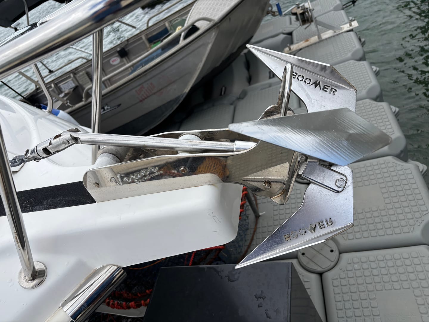 Customer photo review of All Terrain Boat Anchor for Sand, Mud & Reef | Boomer Anchors
