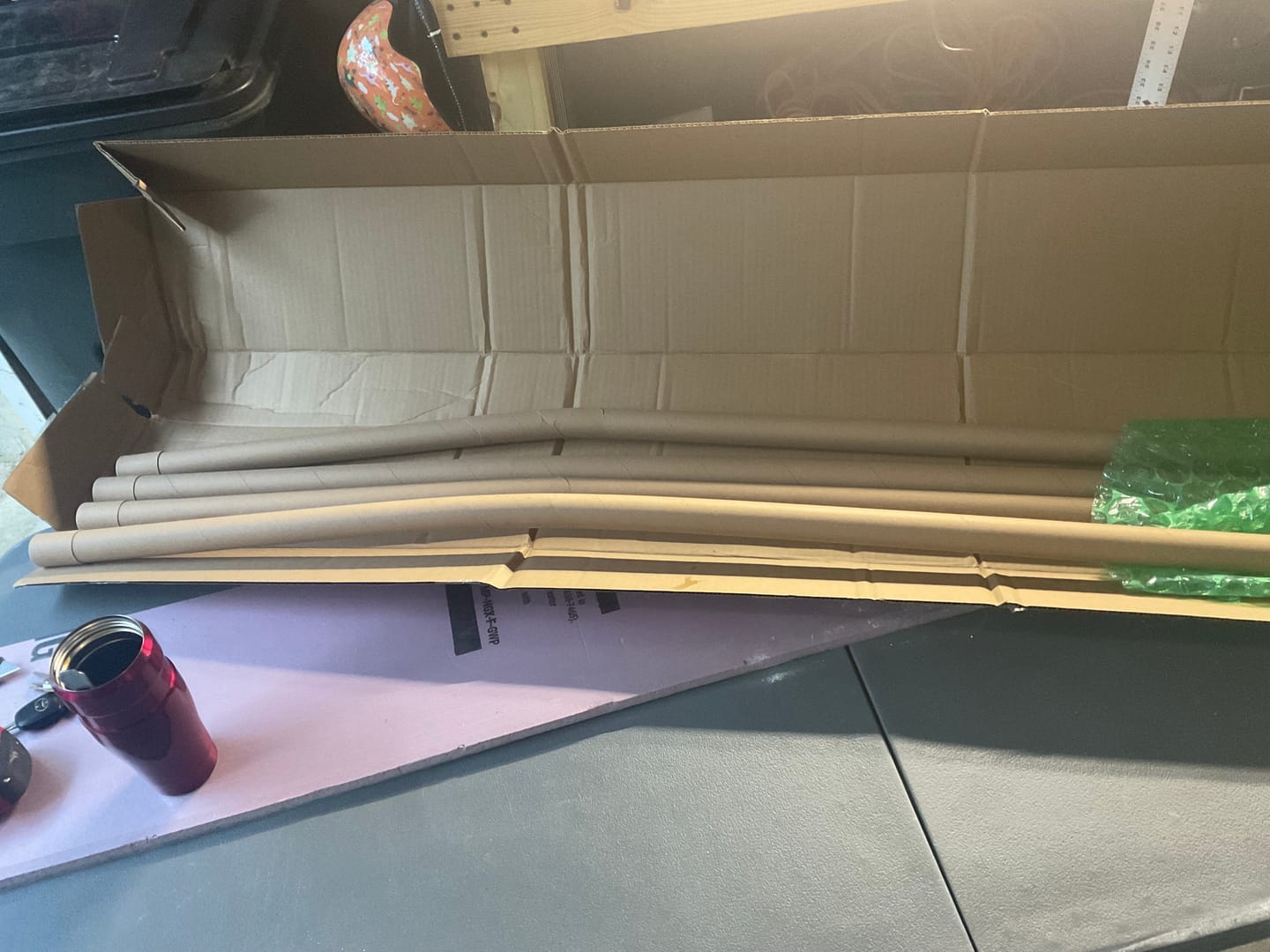 Customer photo review of 8ft 40W LED Tube - R17D Base - Frosted / Clear – 1 Pack or Box of 20 (ETL Certified)