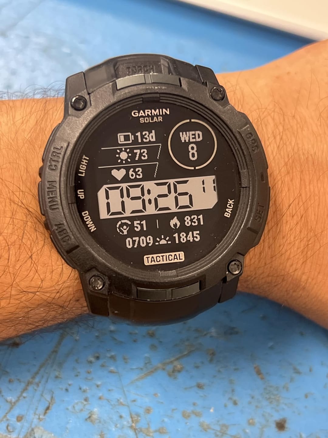Customer photo review of Garmin Instinct 3 Tactical Edition
