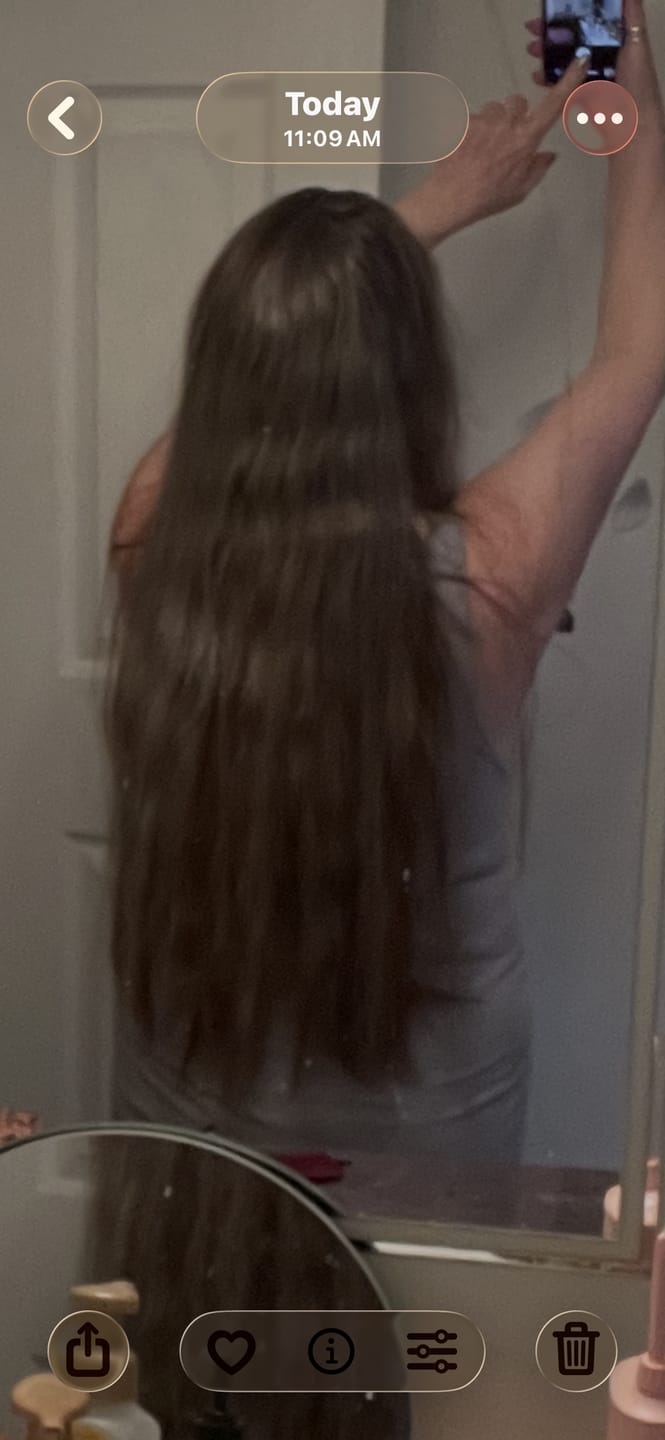 Customer photo review of Wavy Halo Extension Set