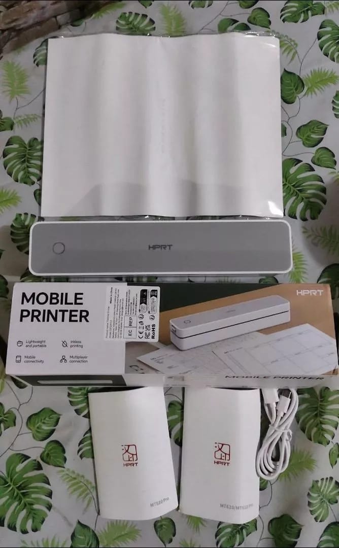 Customer photo review of 🖨️ HPRT INKLESS PORTABLE A4 THERMAL PRINTER
