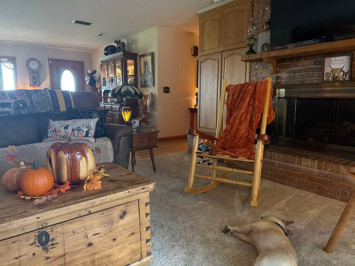 Customer photo review of Hugs Fall Harvest Blanket