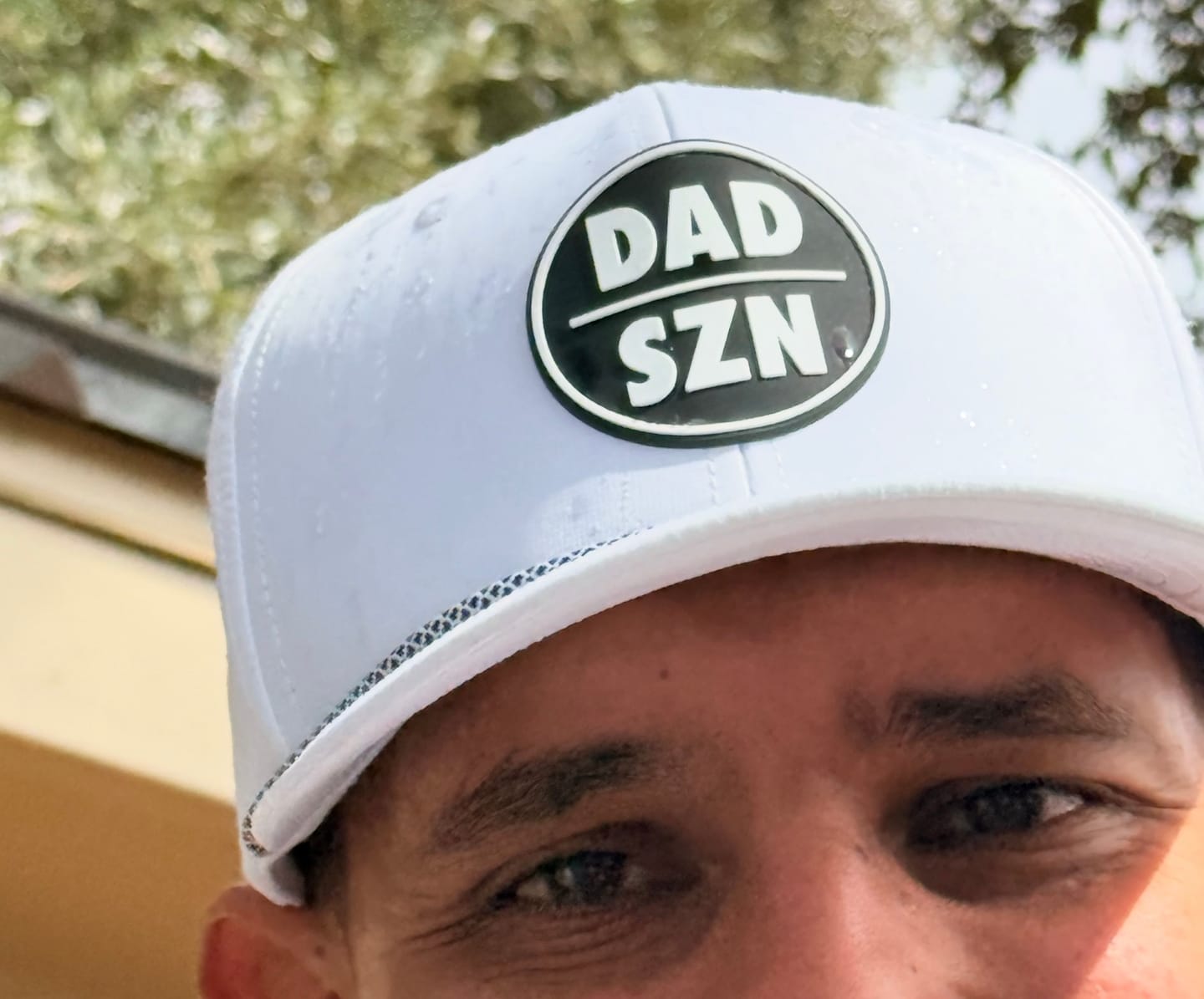 Customer photo review of DAD SZN Modern Performance Rope Hat - White Water-Resistant